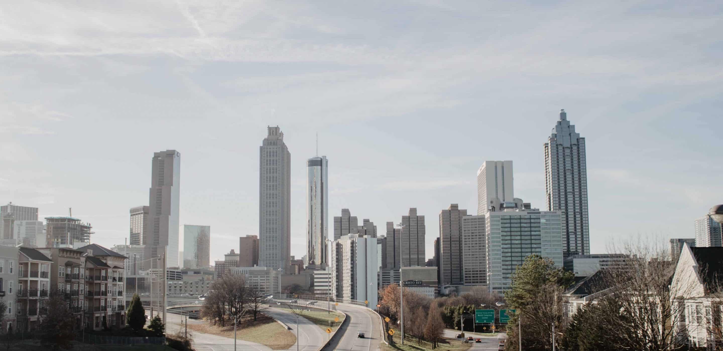 View of the Atlanta skyline during the daytime