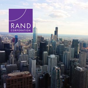 rand logo and chicago skyline