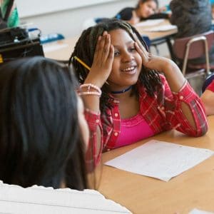a middle school student talks about a math problem