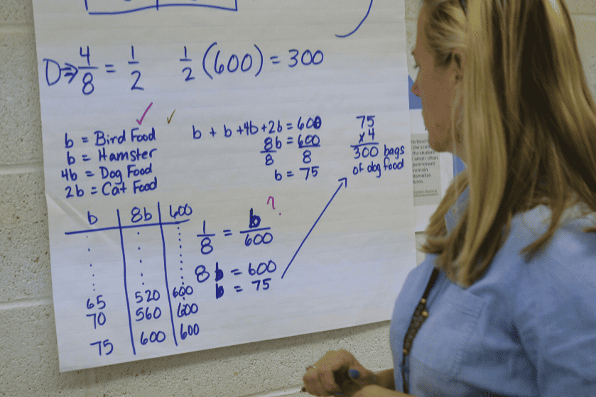 baltimore math teacher working on a problem