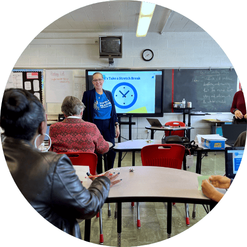 a baltimore teacher leader facilitates for peers