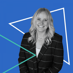 headshot of alex magiera with blue background